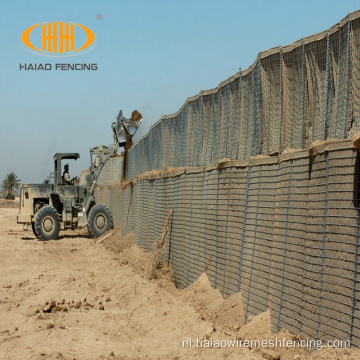 Militaire zandzakken Bastion Flood defensieve barrièremuur